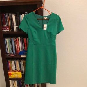 Green J. Crew dress